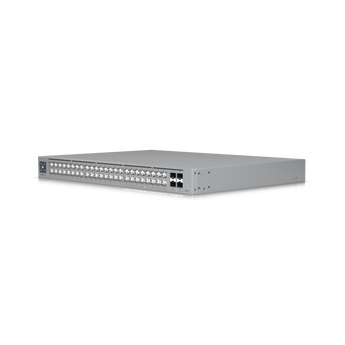 Ubiquiti | Etherlighting Switch 48 Port Gigabit Managed Switch 4 10G SFP+ Ports USP-RPS Input